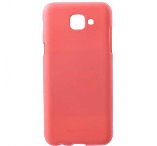 Луксозен силиконов калъф / гръб / TPU Mercury GOOSPERY Soft Jelly Case за Samsung J4 Plus 2018 - корал