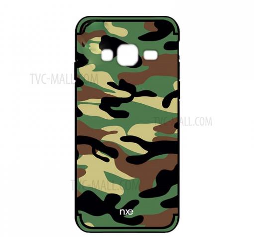 Силиконов калъф / гръб / TPU NXE Design за Samsung J7 2016 J710 - камуфлаж / зелен