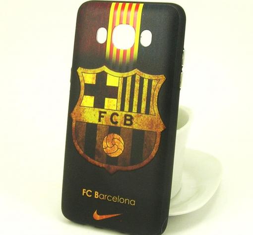 Луксозен твърд гръб за Samsung J5 2016 J510 - цветен / FC Barcelona