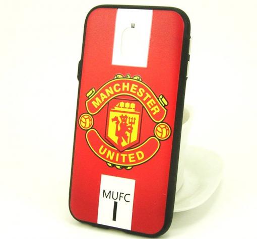 Луксозен твърд гръб за Samsung J5 2017 J530 - червен / Manchester United