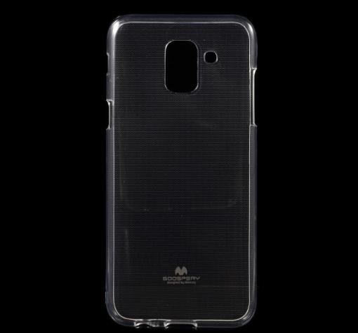 Луксозен силиконов калъф / гръб / TPU Mercury GOOSPERY Jelly Case за Samsung J6 Plus 2018 - прозрачен
