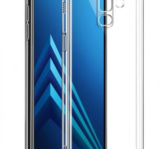 Луксозен твърд гръб за Samsung J6 2018 - прозрачен