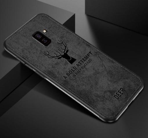 Луксозен гръб Deer за Samsung J6 Plus 2018 - черен