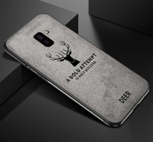 Луксозен гръб Deer за Samsung J6 Plus 2018 - сив