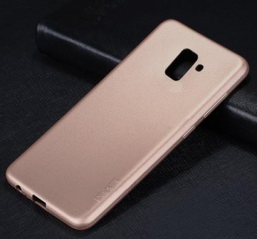 Оригинален силиконов калъф / гръб / TPU X-LEVEL Guardian Series за Samsung J6 Plus 2018 - златист / мат