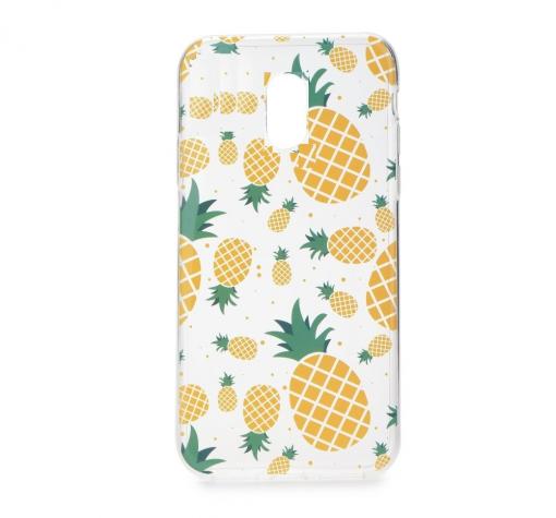 Силиконов калъф / гръб / TPU за Samsung J7 2017 J730 - прозрачен / summer pineapple