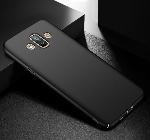Луксозен твърд гръб за Samsung J7 Duo 2018 - черен