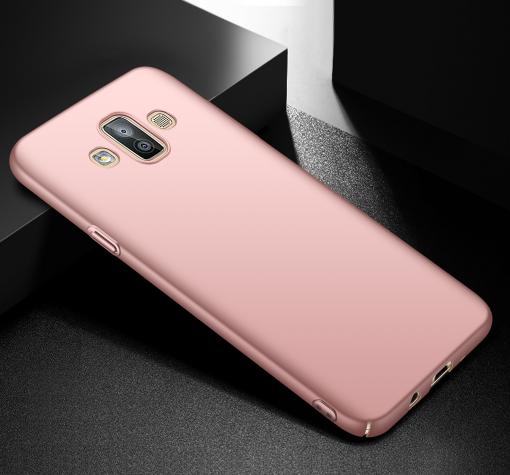 Луксозен твърд гръб за Samsung J7 Duo 2018 - Rose Gold