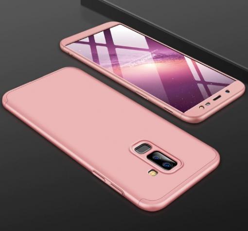 Твърд гръб Magic Skin 360° FULL за Samsung J8 2018 - Rose Gold