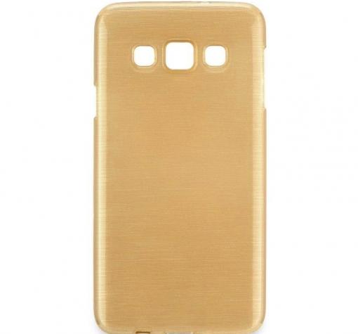 Силиконов калъф / гръб / TPU Jelly Brush за Samsung J5 J500 - златист