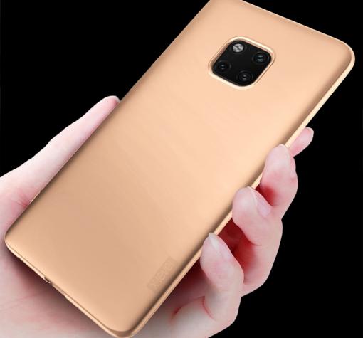 Оригинален силиконов калъф / гръб / TPU X-LEVEL Guardian Series за Huawei Mate 30 Lite - златист / мат