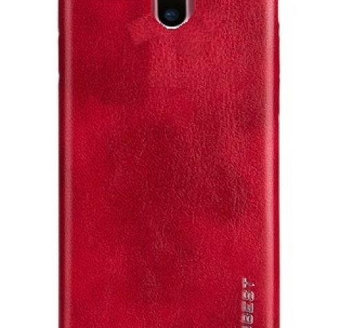 Луксозен гръб MOBEST Elite за Samsung J5 2017 J530 - кожен / червен