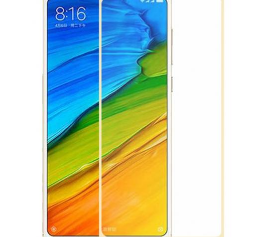 3D full cover Tempered glass screen protector Xiaomi Redmi 5 / Извит стъклен скрийн протектор Xiaomi Redmi 5 - златист