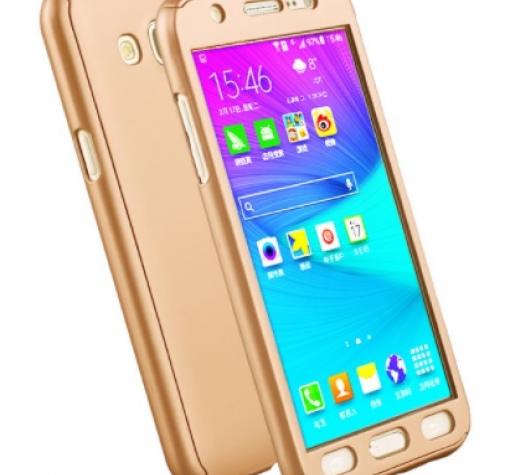 Твърд гръб Magic Skin 360° FULL за Samsung J3 / J3 2016 J320 - златист