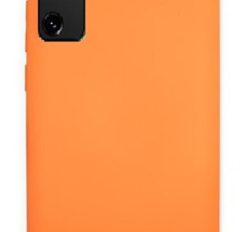 Луксозен силиконов калъф / гръб / Nano TPU за Samsung S21 - оранжев