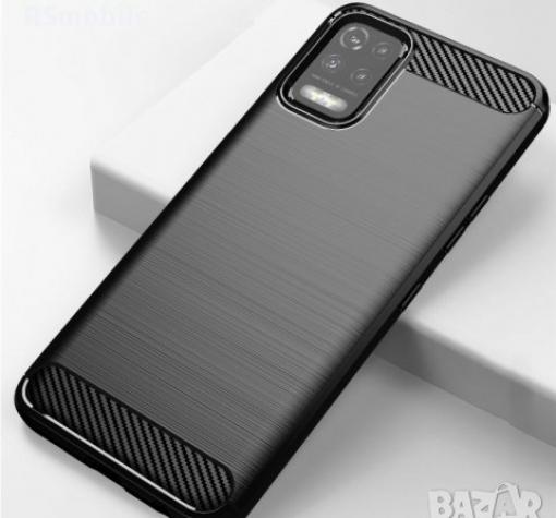 Силиконов калъф / гръб / TPU за LG K52 - черен / carbon