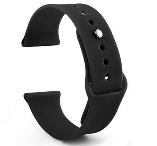 Силиконова каишка за Apple Watch 42 / 44мм - черна