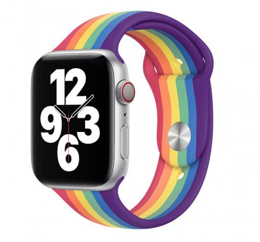 Силиконова каишка за Apple Watch 38мм, 40мм - дъга
