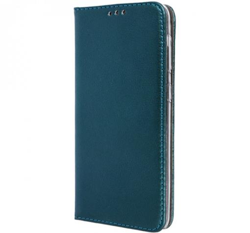 Кожен калъф Flip тефтер Flexi bSmart Magnetic Book със стойка за Samsung A41 A415 - тъмно зелен