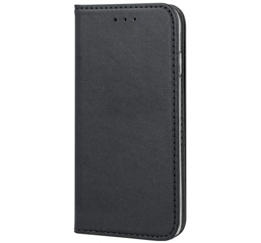 Кожен калъф Flip тефтер Magnet Book със стойка за Samsung S25 Ultra - черен