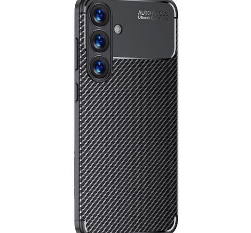 Луксозен силиконов калъф / гръб / кейс за Samsung S26 - черен / Carbon