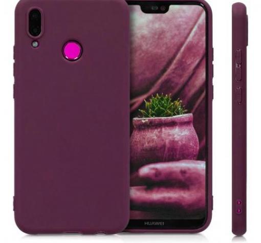 Силиконов калъф / гръб / TPU за Huawei P Smart Z - лилав / мат