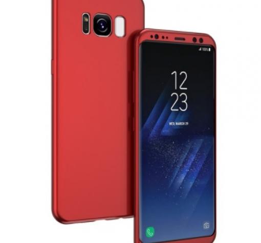 Твърд гръб Magic Skin 360° FULL за Samsung S8 G950 - червен
