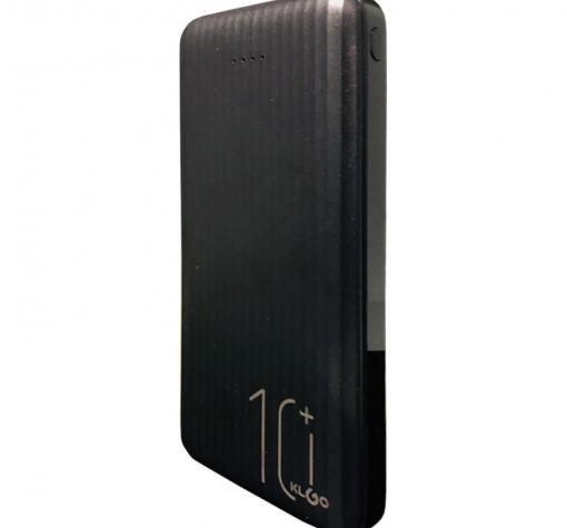 Универсална външна батерия Power Bank KLGO KP-56 10000mAh - черна