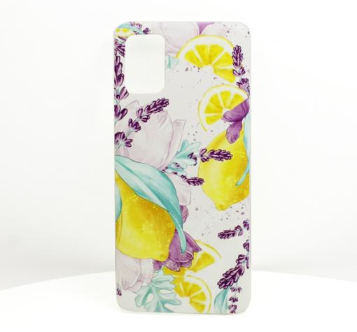 Луксозен силиконов калъф / гръб / TPU за Samsung A10 - Summer / лимони