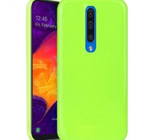 Луксозен силиконов калъф / гръб / TPU NORDIC Jelly Case за Xiaomi Mi 9T - лайм
