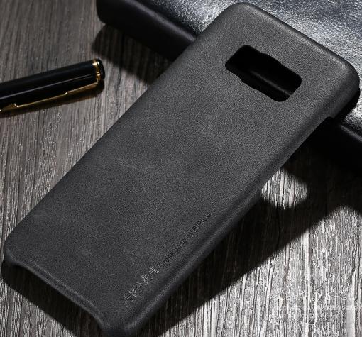 Оригинален кожен гръб X-level Vintage Series за Samsung Note 8 N950 - черен