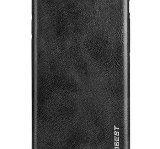 Луксозен гръб MOBEST Elite за Samsung S7 Edge G935 - кожен / черен
