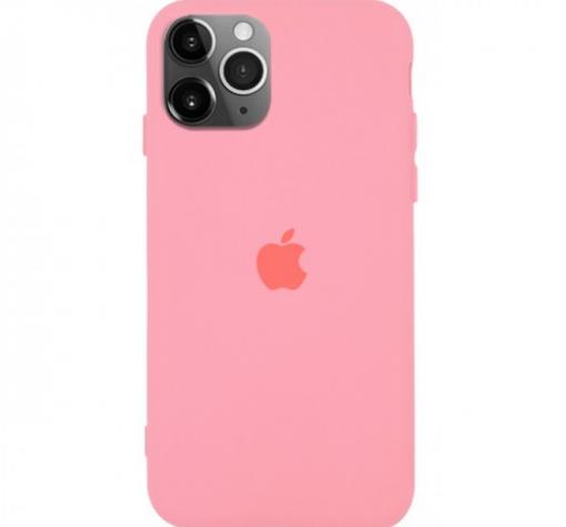 Луксозен силиконов гръб Silicone Case за Apple iPhone 11 Pro 5.8" - розов