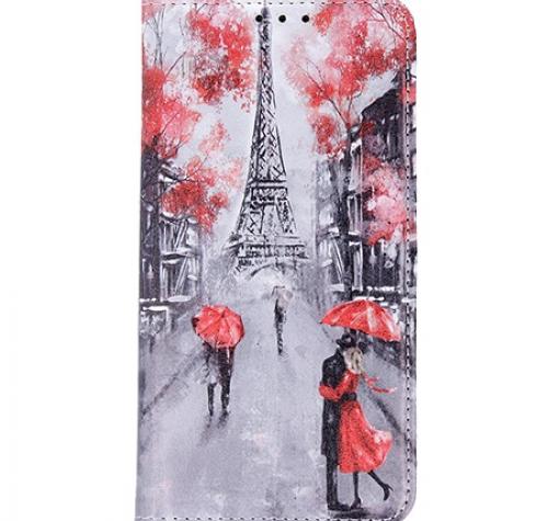 Кожен калъф Flip тефтер Magnet Book за Samsung A10 - Lovers in Paris