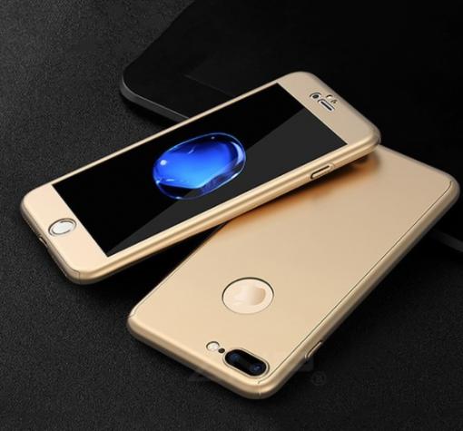 Твърд гръб Magic Skin 360° FULL за Apple iPhone 7 Plus - златист