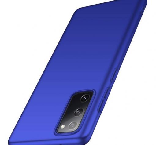 Силиконов калъф / гръб / TPU за Huawei P Smart 2021 - син / мат