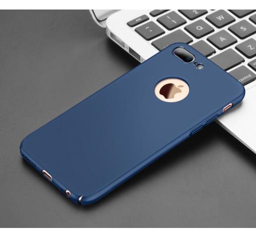 Луксозен твърд гръб за Apple iPhone 7 Plus / iPhone 8 Plus - тъмно син