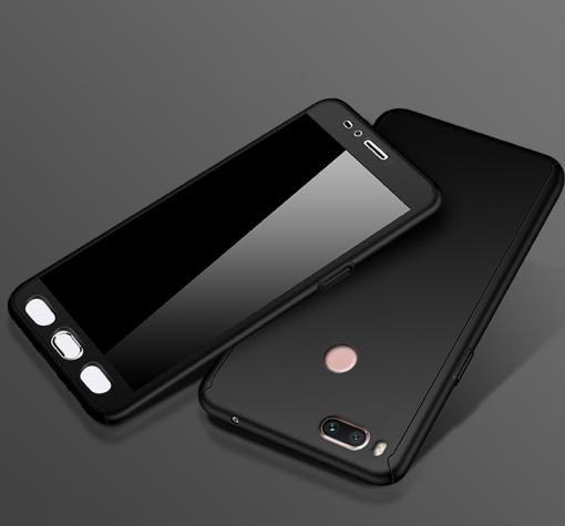 Твърд гръб Magic Skin 360° FULL за Xiaomi Mi A1 / 5X - черен