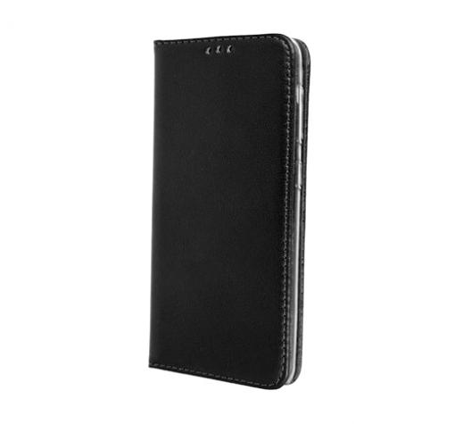 Кожен калъф Magnet Case със стойка за Samsung S20 FE - черен
