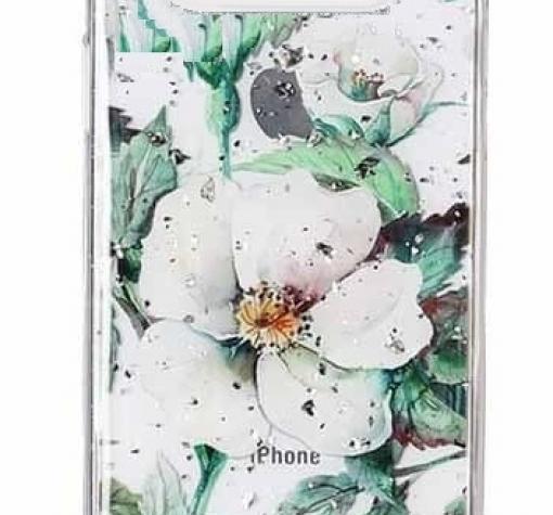 Луксозен силиконов калъф / гръб / TPU за Samsung S10e - Магнолия / блестящи частици