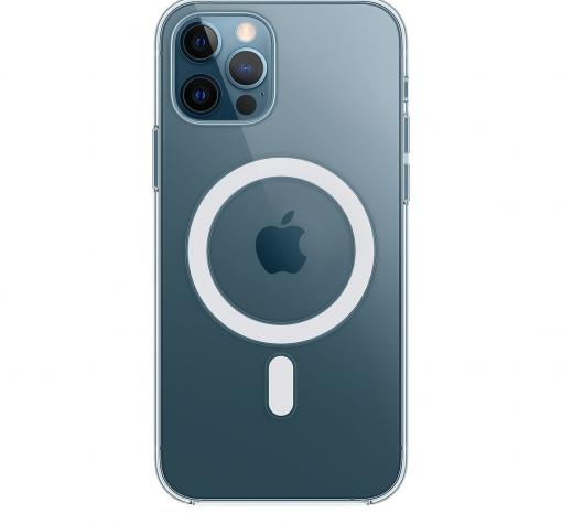Силиконов калъф / гръб / кейс Clear Case MagSafe за Apple iPhone 13 Pro - Прозрачен