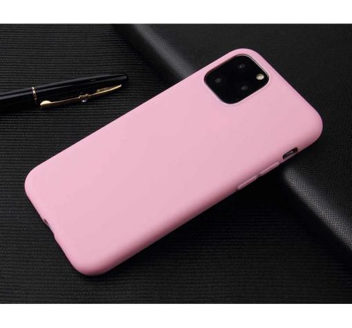 Силиконов калъф / гръб / TPU за Apple iPhone 12 / 12 Pro 6.1'' - розов / мат