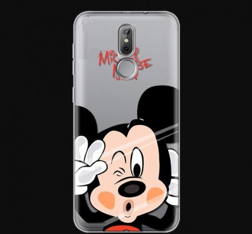 Силиконов калъф / гръб / TPU за Huawei Мate 20 Lite - Mickey Mouse / прозрачен