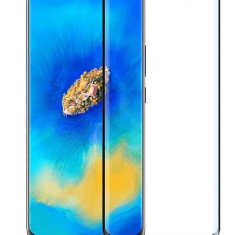 3D full cover Tempered glass screen protector Huawei Mate 20 Pro / Извит стъклен скрийн протектор за Huawei Mate 20 Pro - черен