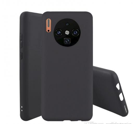 Силиконов калъф / гръб / TPU за Huawei Mate 30 - черен / мат