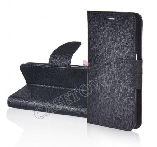 Кожен калъф Flip тефтер Mercury GOOSPERY Fancy Diary със стойка за Huawei Ascend P8 Lite / Huawei P8 Lite - червен