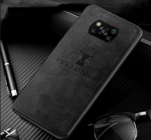 Луксозен гръб Deer за Xiaomi Mi 10T Lite - черен