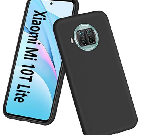 Силиконов калъф / гръб / TPU за Xiaomi Mi 10T Lite - черен / мат