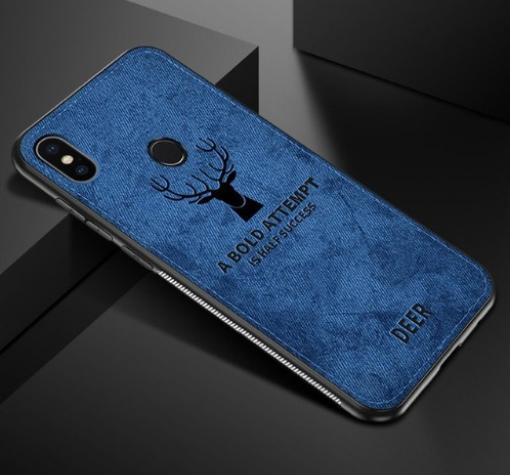 Луксозен гръб Deer за Xiaomi RedMi 6 Pro / Xiaomi Mi A2 Lite - син