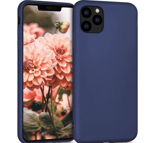 Силиконов калъф / гръб / TPU за Xiaomi Mi 11 - тъмно син / мат